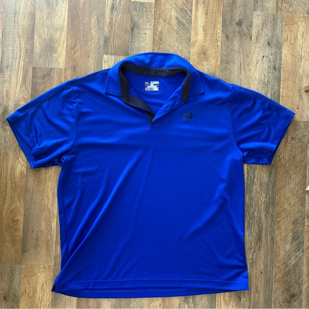 Under Armour Men's Vibrant Blue Polo Shirt